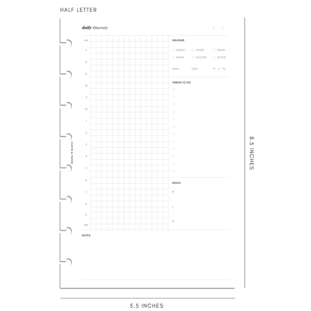 Cloth & Paper Inserts